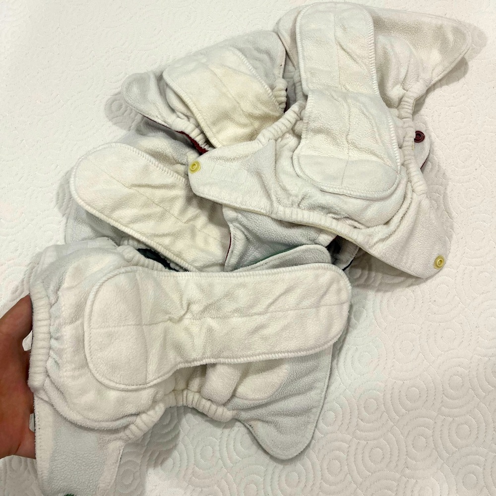 Newborn all-in-one Grovia cloth diapers